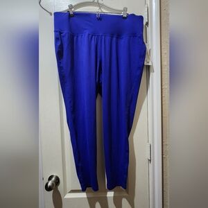 Livi Active Vibrant Blue Capri Leggings Sz 18/20